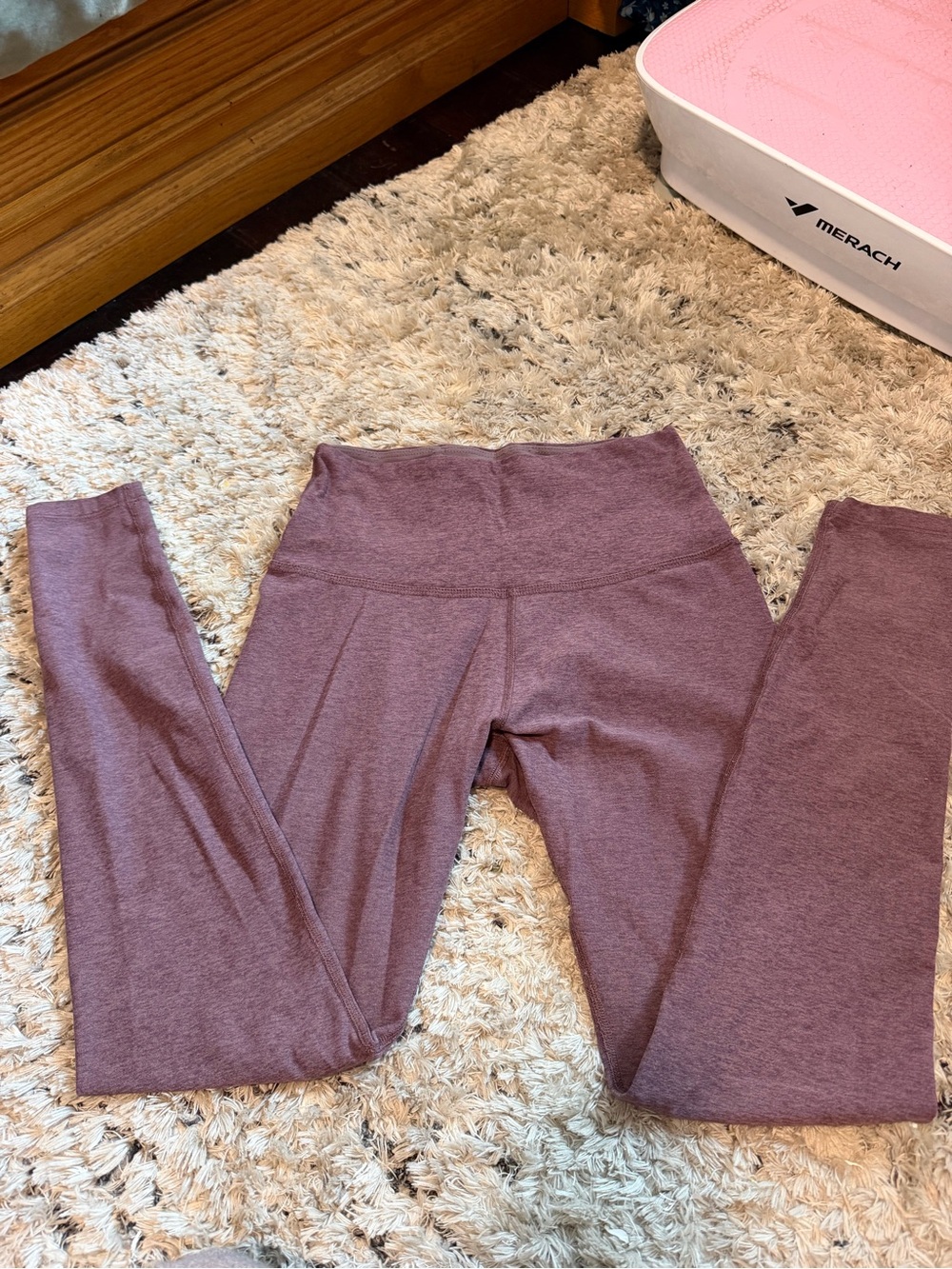 Beyond yoga High-Waist Active Leggings - Mauve Pink